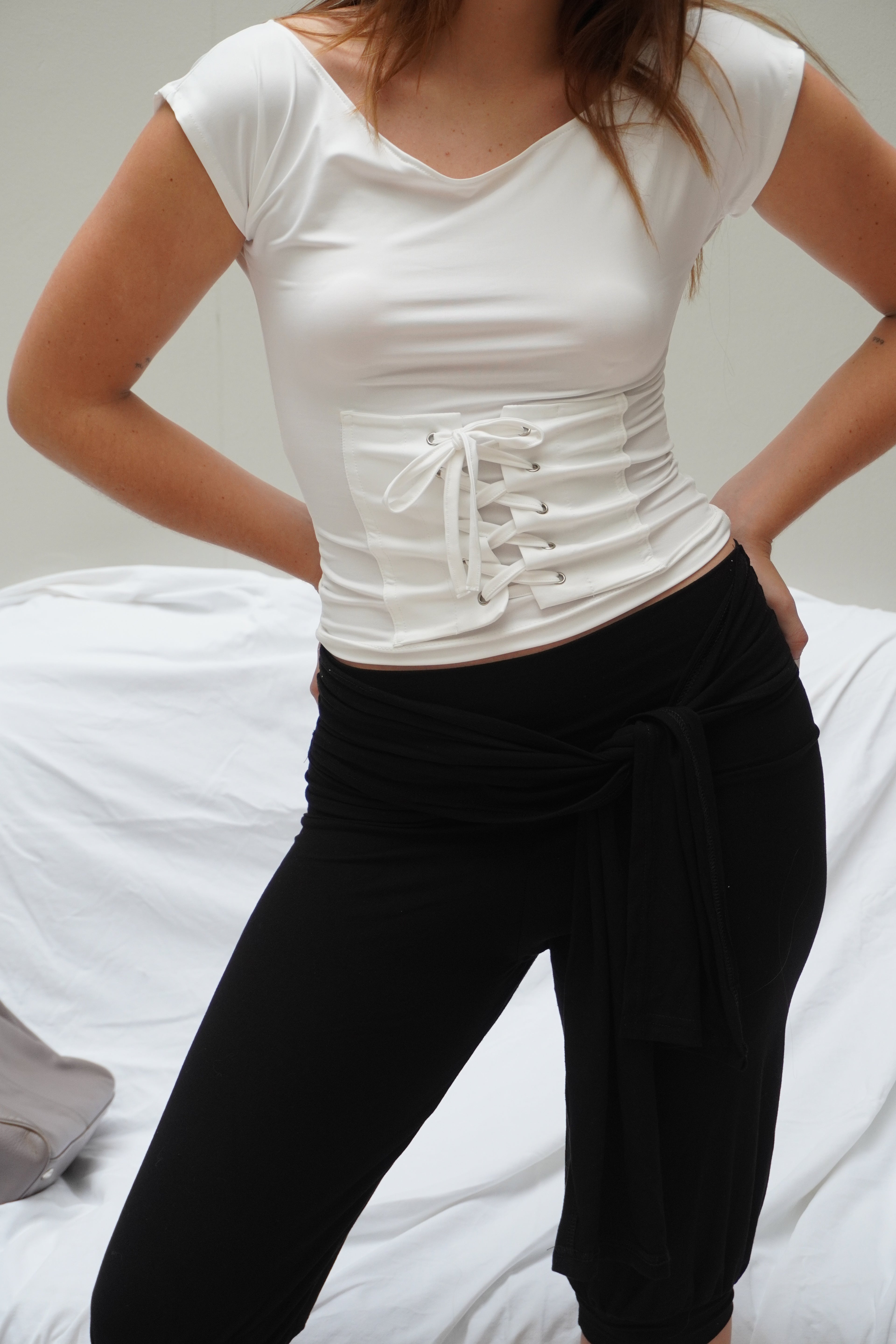 Eloise Top in white