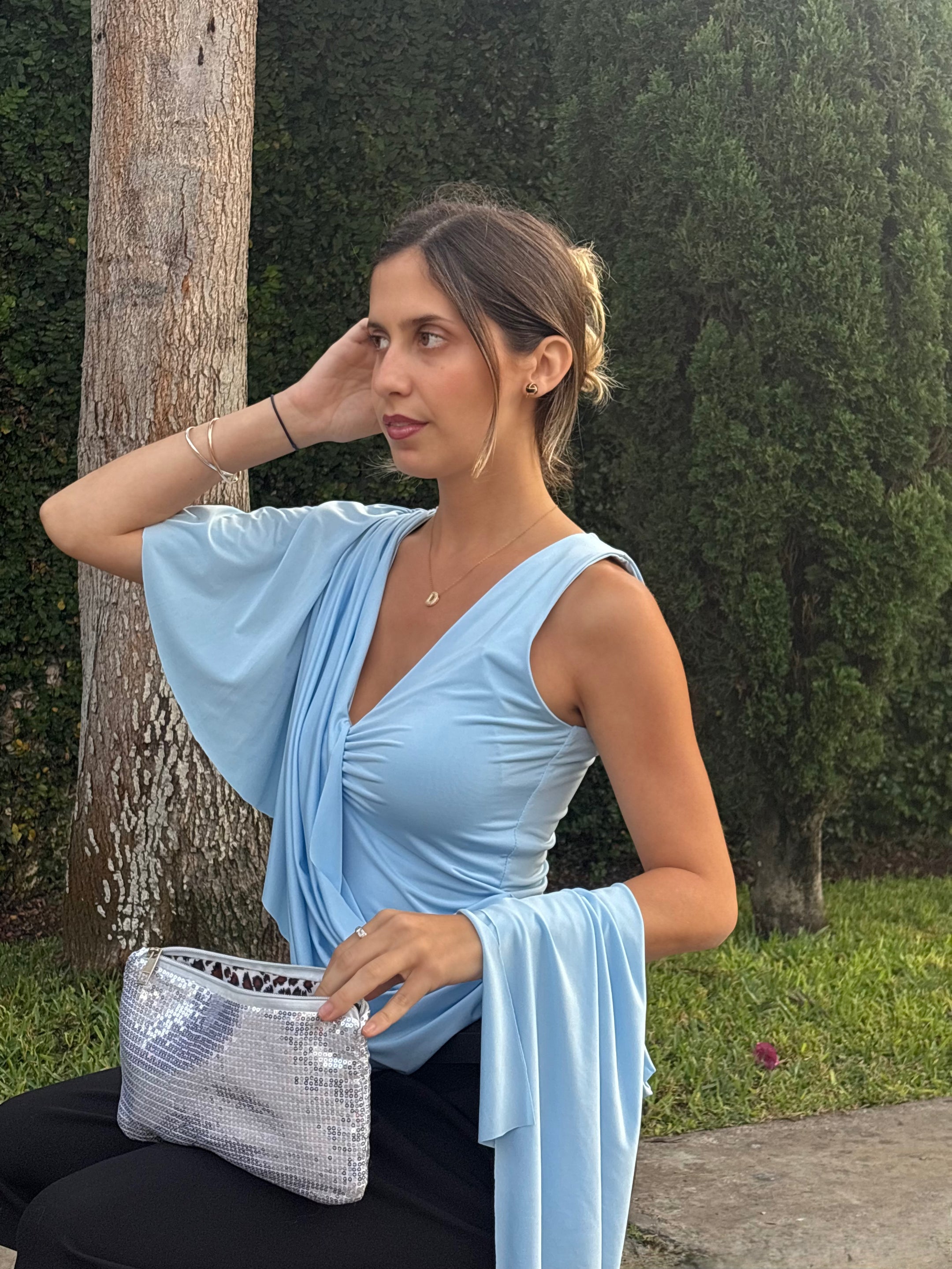 Hazel Top Blue