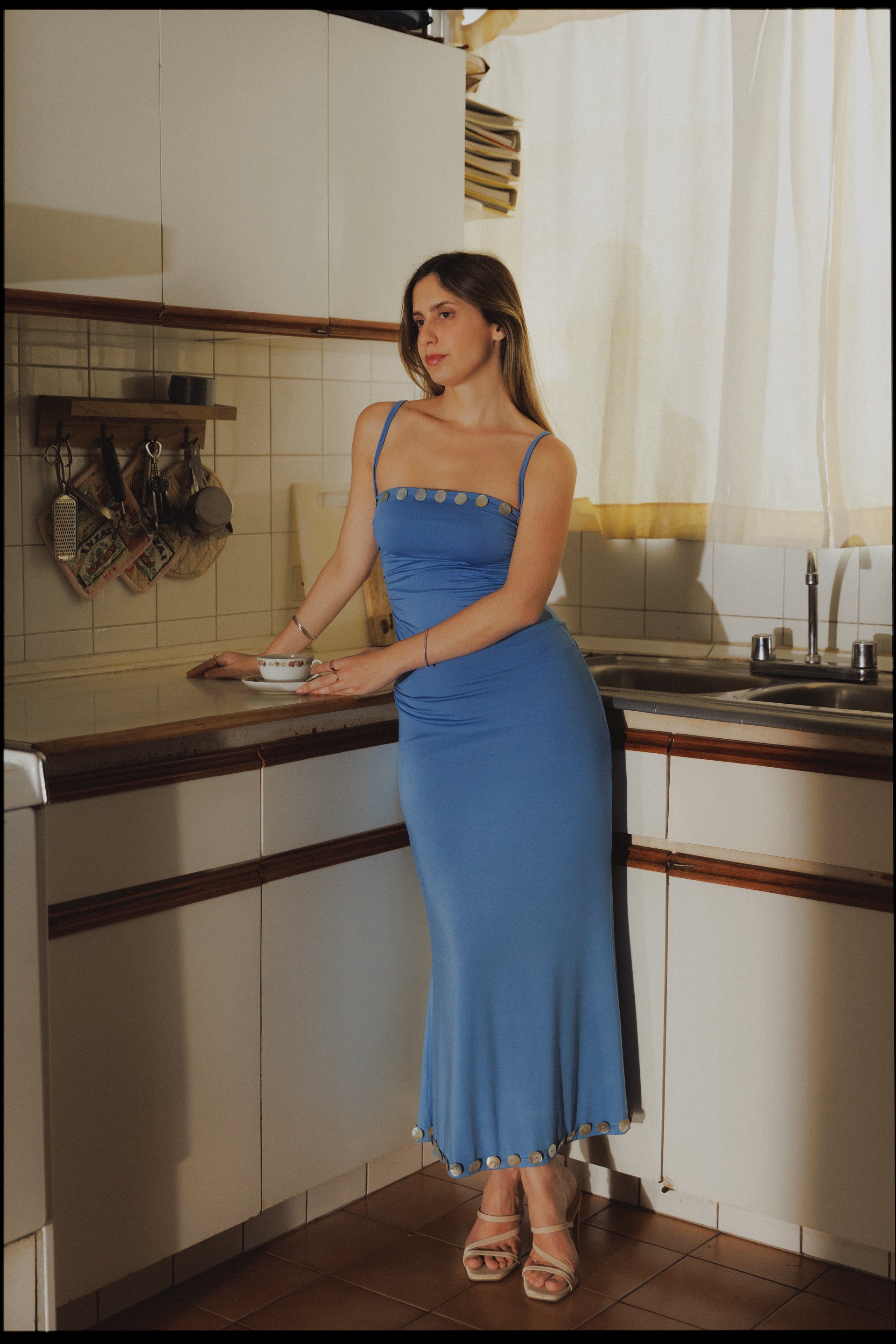 Falda Soléa Celeste